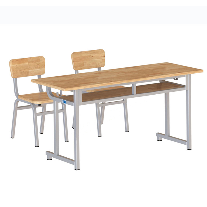 Bàn ghế học sinh gỗ tự nhiên BHS112-4G GHS112-4G 