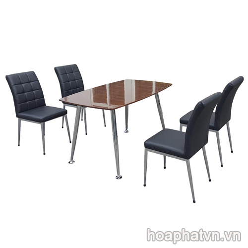 Bộ bàn ghế ăn cao cấp B68-G68 Veneer Bộ bàn ghế ăn cao cấp B68-G68 Veneer