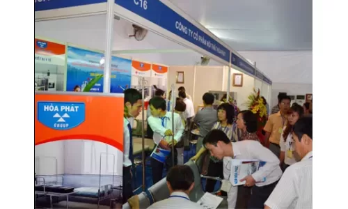 Nội thất Hòa Phát tham gia triển lãm y dược 2013