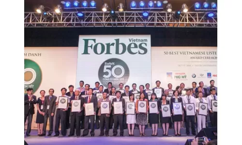 Hòa Phát vào Top 10 công ty niêm yết tốt nhất do Forbes Việt