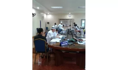 Ống thép Hòa Phát tổ chức khám sức khỏe định kỳ