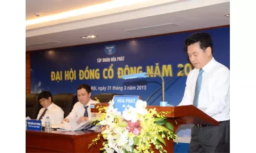 Hòa Phát tổ chức Đại Hội đồng cổ đông năm 2015