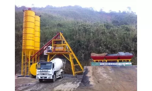 Hòa Phát Bàn Giao Trạm Trộn Bê Tông Dự Án Đường Cao Tốc