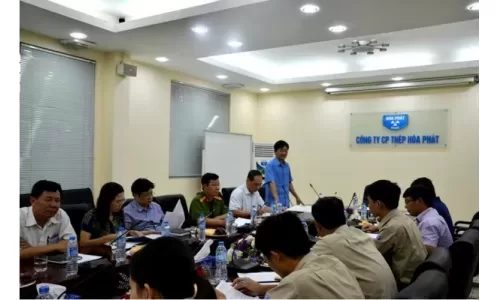 Lãnh đạo tỉnh Hải Dương làm việc với thép Hòa Phát