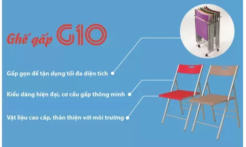 Ghế gấp G10 – phong cách lịch lãm người Italia