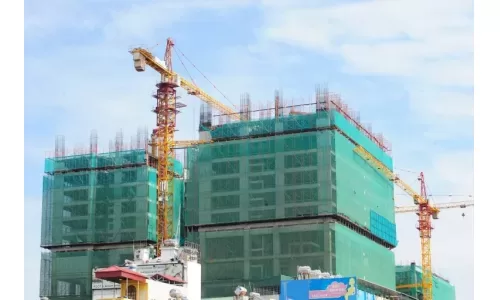 Dự án Mandarin Garden 2 đã thi công đến sàn tầng 15