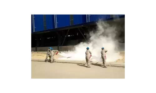 Thép Hòa Phát Dung Quất tổ chức diễn tập PCCC