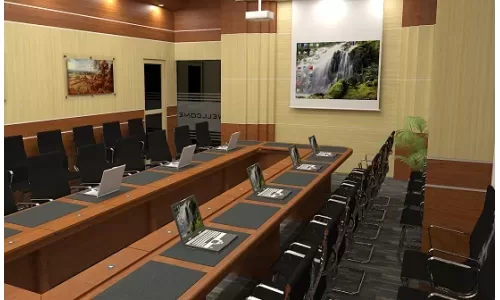 Mẫu bàn họp hội trường lớn dành cho 20 người 