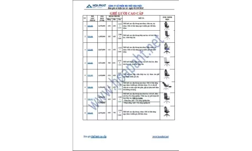 Báo giá ghế lưới cao cấp