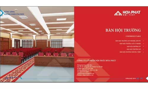 Catalogue Bàn hội trường