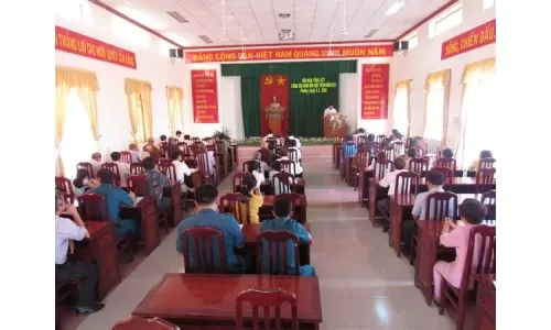 Thiết kế thi công nội thất hội trường ủy ban tại Hà Nội