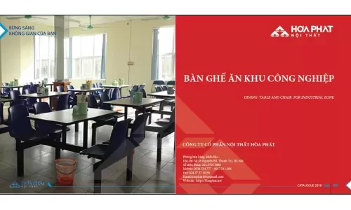 Catalogue Bàn ghế ăn khu công nghiệp