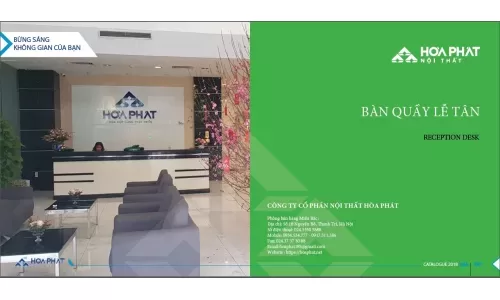 Catalogue Bàn quày lễ tân