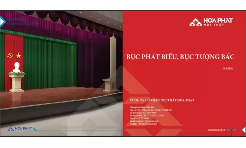 Catalogue Bục phát biểu - Bục tượng Bác Hồ