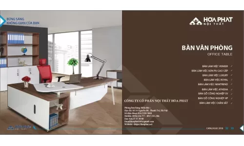 Catalogue Bàn văn phòng