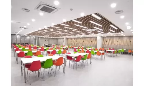 Cách bố trí bàn ghế nhà ăn khu công nghiệp khoa học nhất