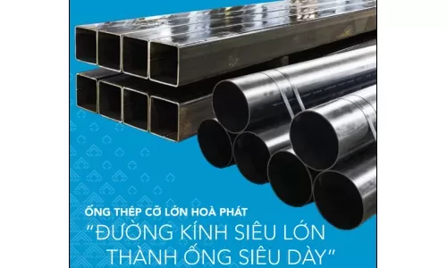 Sản lượng ống thép Hòa Phát tăng 17% trong tháng 5