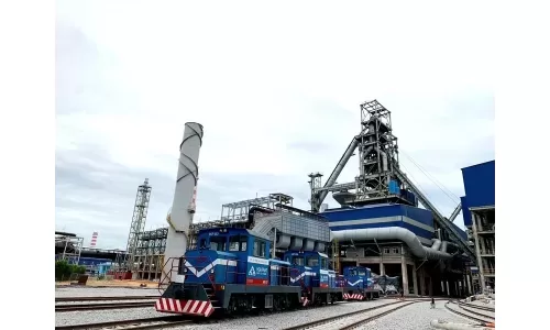 Lò cao số 1 Khu liên hợp gang thép Hòa Phát Dung Quất đã khôi phục 100% công suất