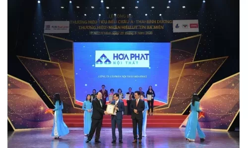 Nội thất Hòa Phát nhận danh hiệu Top 10 thương hiệu tiêu biểu Châu Á – Thái Bình Dương 2020