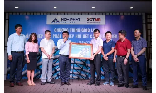 Ống thép Hòa Phát tổ chức gặp mặt giao lưu với Hiệp hội kết cấu thép miền Bắc