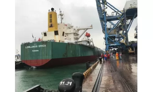 Cảng Hòa Phát Dung Quất đón tàu có trọng tải lớn nhất từ trước đến nay