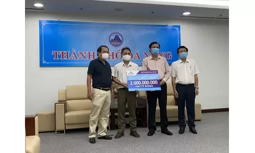 Hòa Phát ủng hộ TP. Đà Nẵng, tỉnh Quảng Nam và Quảng Ngãi 6 tỷ đồng phòng chống dịch Covid-19