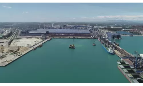 8 triệu tấn hàng hóa thông qua cảng chuyên dùng Hòa Phát Dung Quất trong 7 tháng đầu năm
