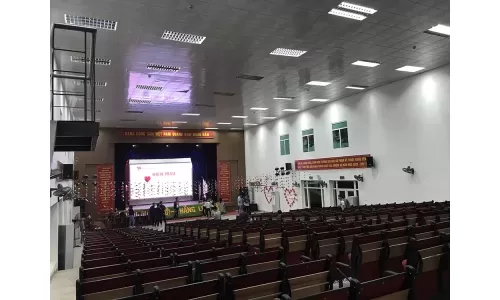 Cung cấp Bàn ghế hội trường 1200m2 Trường Đại Học Sư Phạm Hưng Yên
