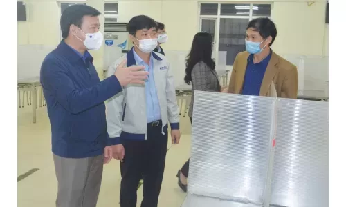 Bí thư Tỉnh ủy Hải Dương đánh giá cao công tác phòng dịch Covid-19 tại Thép Hòa Phát