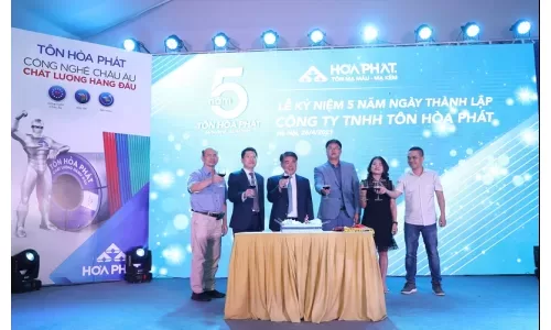 Tôn Hòa Phát kỷ niệm 5 năm ngày thành lập Công ty (26/04/2016 - 26/04/2021)