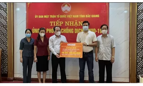 Hòa Phát hỗ trợ tỉnh Bắc Giang phòng chống dịch Covid 19