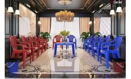 Bi hài nội thất phòng họp thiếu kinh phí mùa covid
