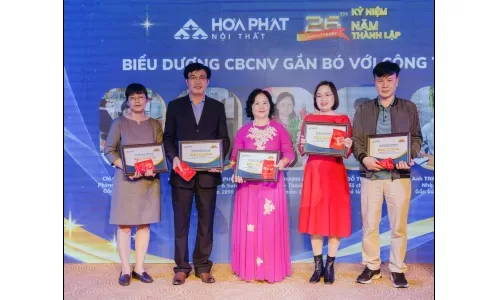 Kỷ niệm 26 năm thành lập Công ty Cổ phần Nội thất Hòa Phát