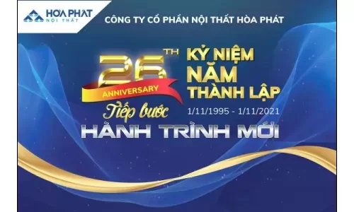 Thư ngỏ kỷ niệm 26 năm thành lập Công ty CP Nội thất Hòa Phát