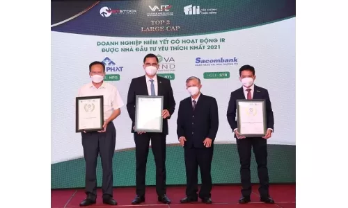 HPG lọt Top 3 Doanh nghiệp niêm yết có hoạt động quan hệ nhà đầu tư tốt nhất
