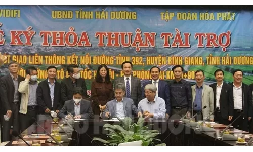 Tập đoàn Hòa Phát tài trợ tỉnh Hải Dương xây dựng nút giao cao tốc Hà Nội – Hải Phòng