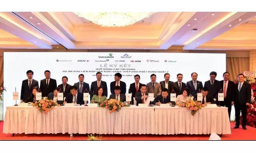 Hòa Phát và 8 ngân hàng lớn ký kết tài trợ 35.000 tỷ cho dự án Dung Quất 2