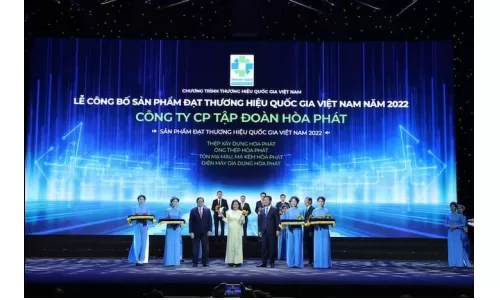 Tập đoàn Hòa Phát 6 lần liên tiếp được vinh danh Thương hiệu Quốc gia