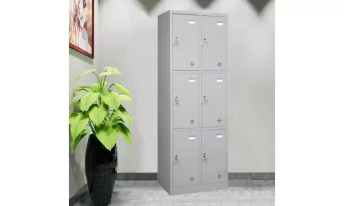 Thông tin chi tiết tủ locker hòa phát 6 ngăn TU983-2K