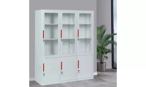 [HOT] 5 mẫu tủ sắt hòa phát 3 buồng cánh kính bán chạy nhất