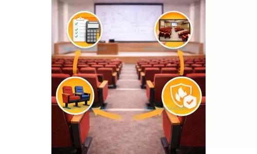 Cách chọn ghế hội trường cho trường học
