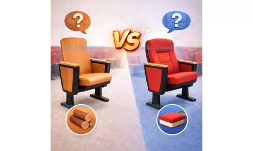 Ghế hội trường gỗ và ghế hội trường đệm: Nên chọn loại nào?