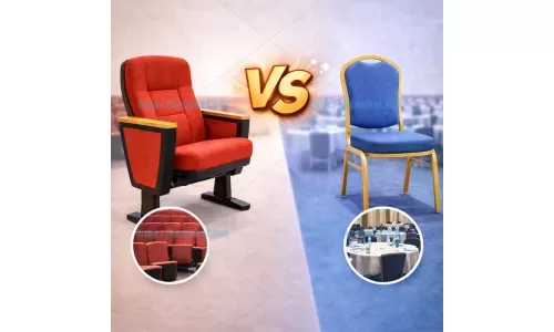Ghế hội trường với ghế hội nghị khác nhau như thế nào ?