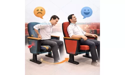 Ghế hội trường ngồi lâu có mỏi không?