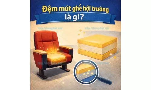 Đệm mút ghế hội trường là gì?