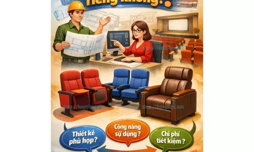 Ghế hội trường có cần thiết kế riêng không?