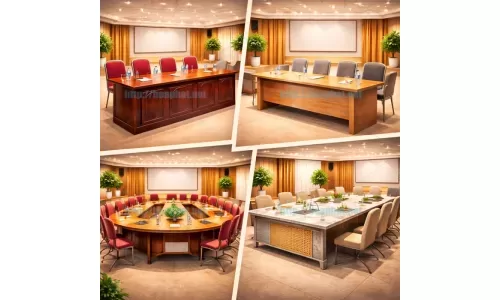 Mẫu bàn hội trường đẹp 2026