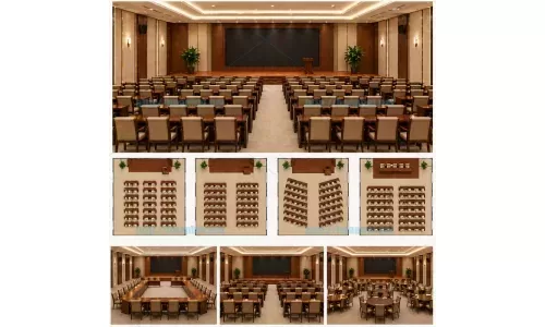 Cách bố trí bàn ghế hội trường