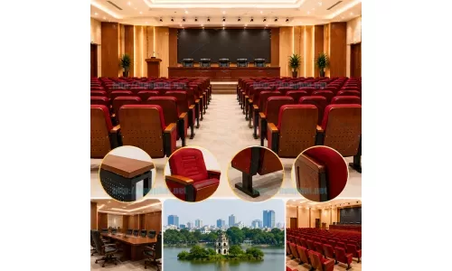 Bàn ghế hội trường giá rẻ Hà Nội