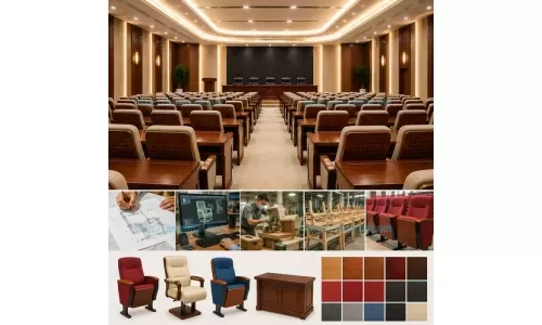 Bàn ghế hội trường thiết kế theo yêu cầu